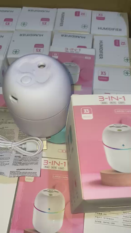 "Turn any room into a calm, cozy space ✨💧 Mini humidifier, big vibes."
