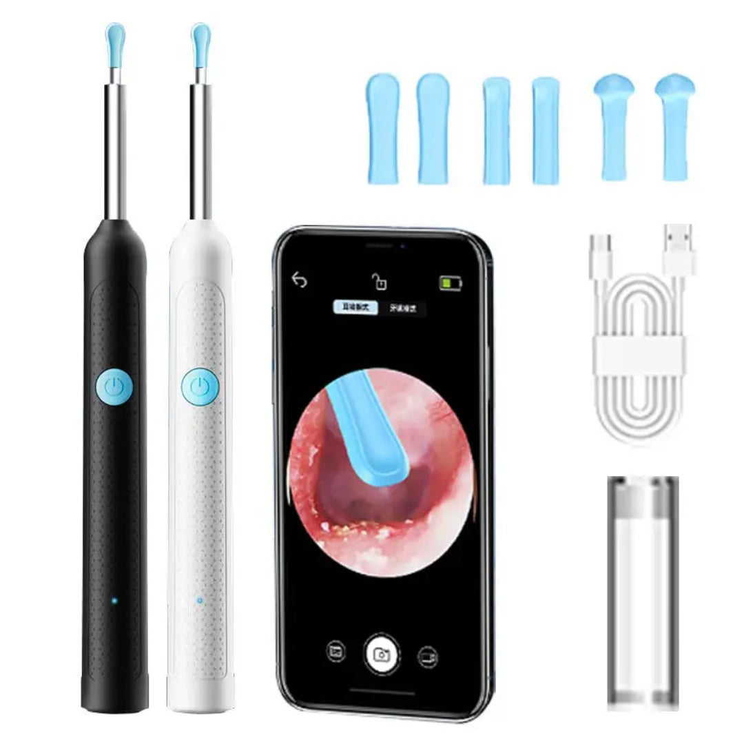 Smart Ear Wax Removal Tool with Camera | Wireless HD Ear Cleaner with LED Light – Pakistan