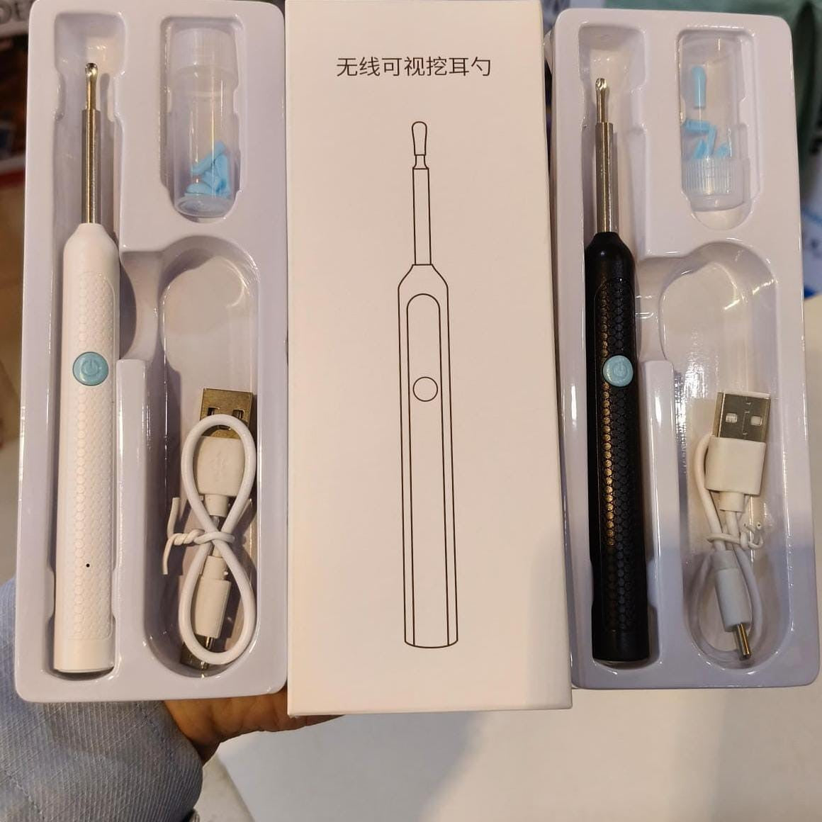 Smart Ear Wax Removal Tool with Camera | Wireless HD Ear Cleaner with LED Light – Pakistan