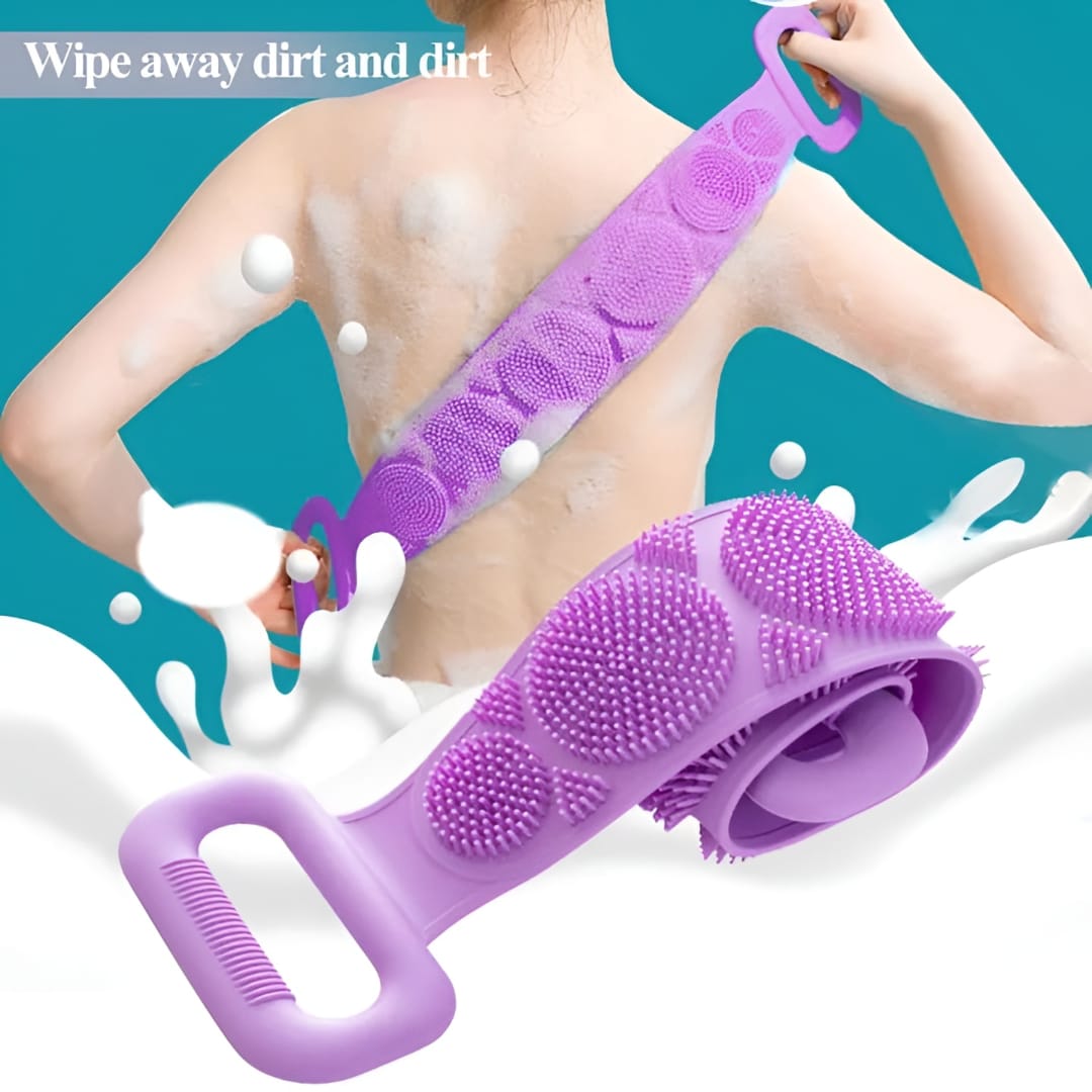 Silicone Back Scrubber Combo – Deep Clean Bath Set