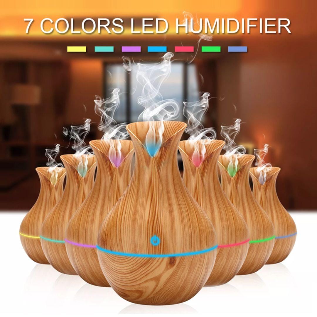 Mini Ultrasonic Aromatherapy Diffuser – Cool Mist Air Humidifier with USB Charging Port
