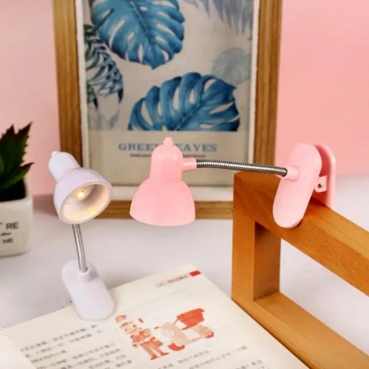 (Set of 2🎁) Portable LED Clip Reading Lamp – Eye-Friendly Night Study Light