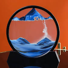 3D Moving Sand Art Lamp – Calming Desk Decor & Night Light